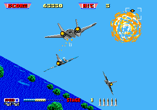 Скриншот игры After Burner II